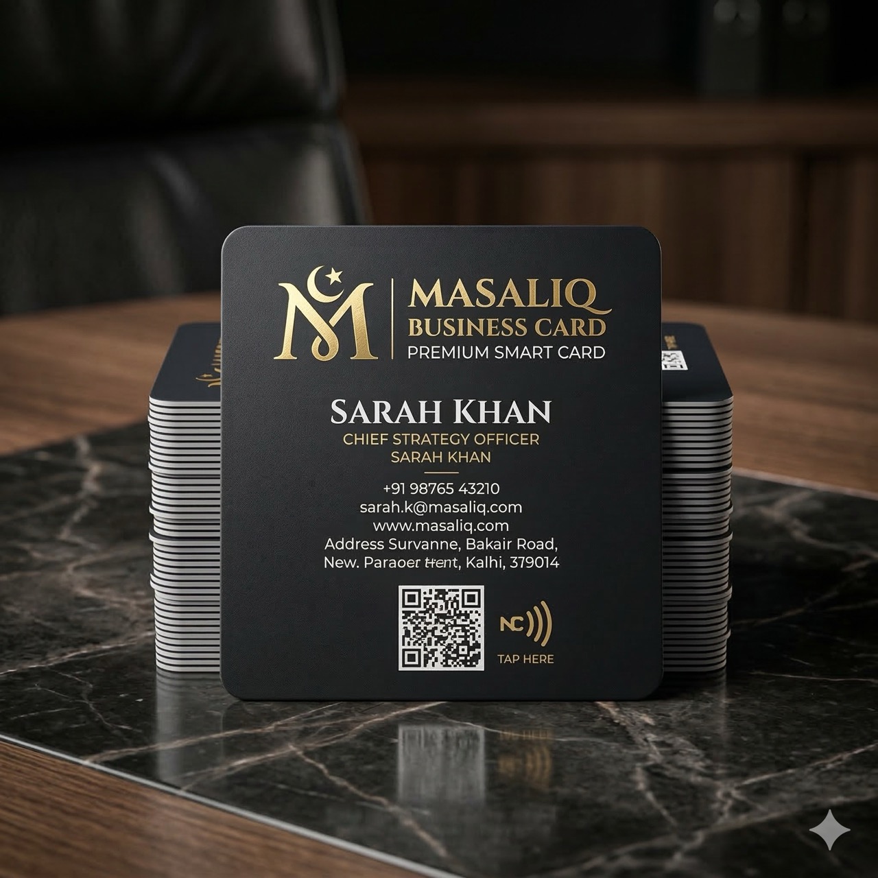 Masaliq Business Card