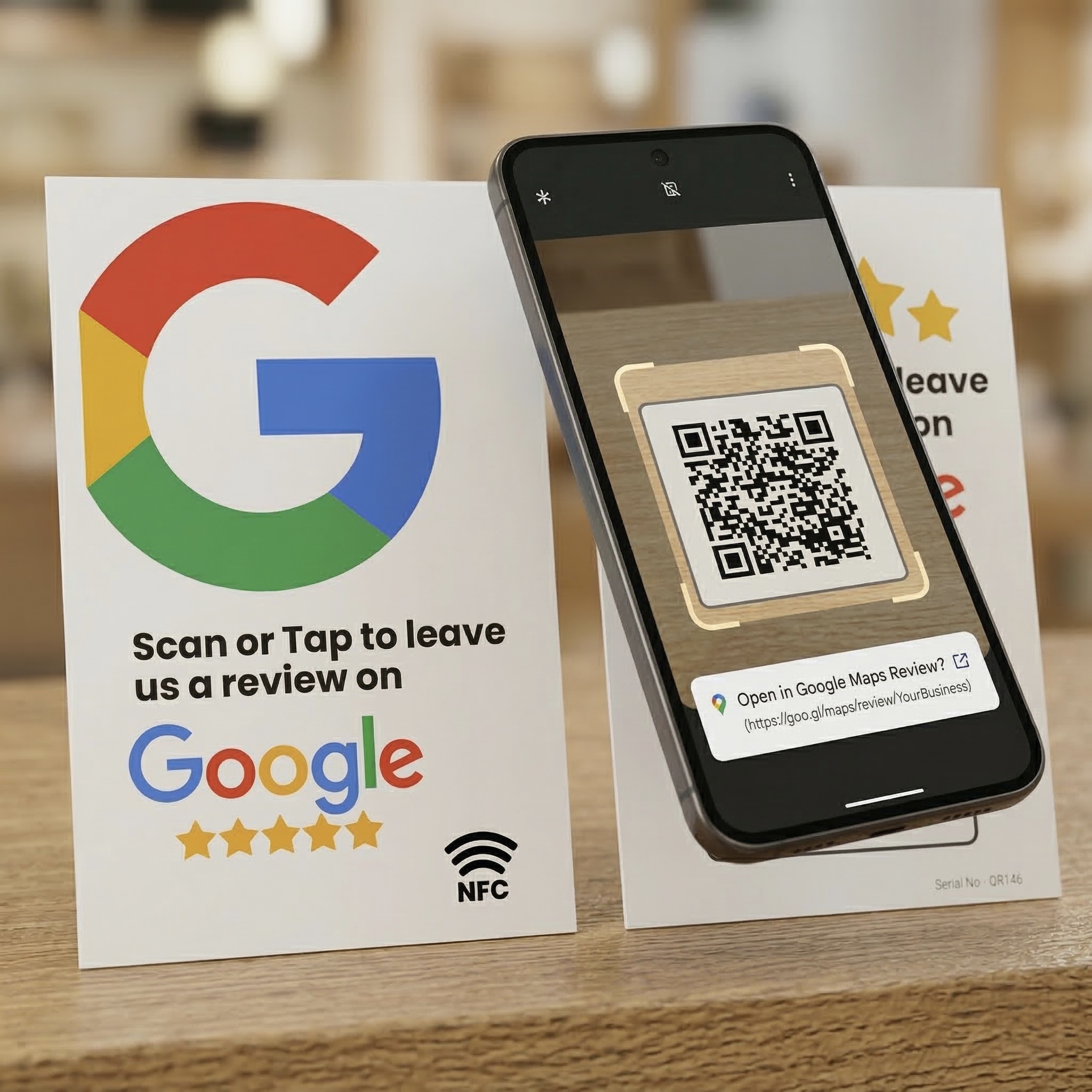Masaliq Google Review NFC and QR Card
