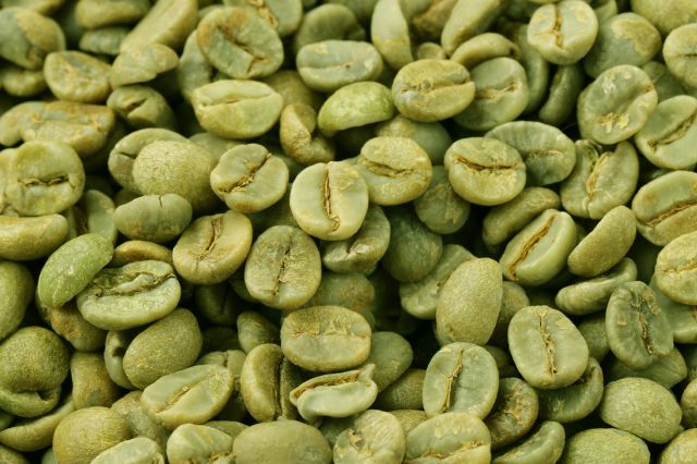 green coffee beans