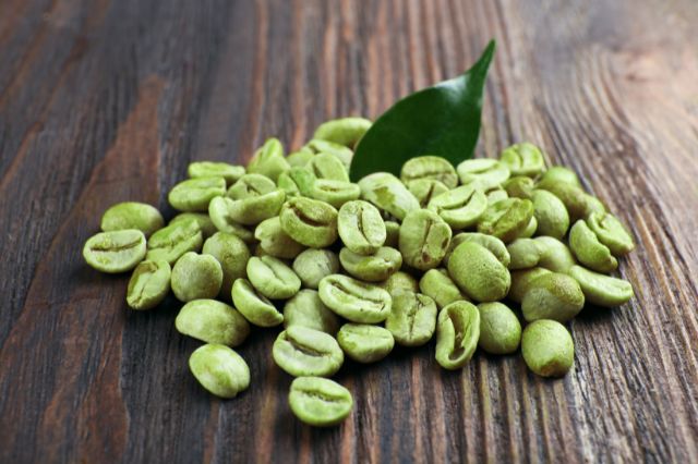 green coffee beans